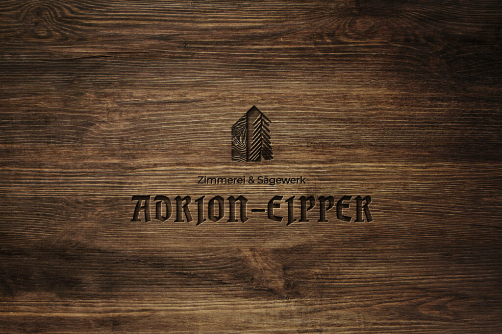 Holzgravur Adrion Eipper close